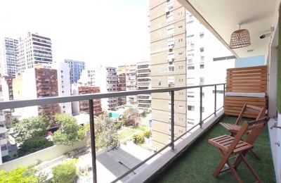 Rent of a bright cozy 2-room apartment, 42 m², Palermo, Buenos Aires, Argentina